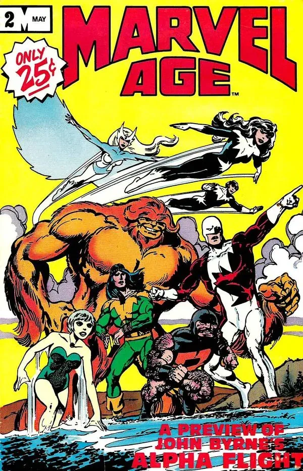 Cover of Marvel Age #2