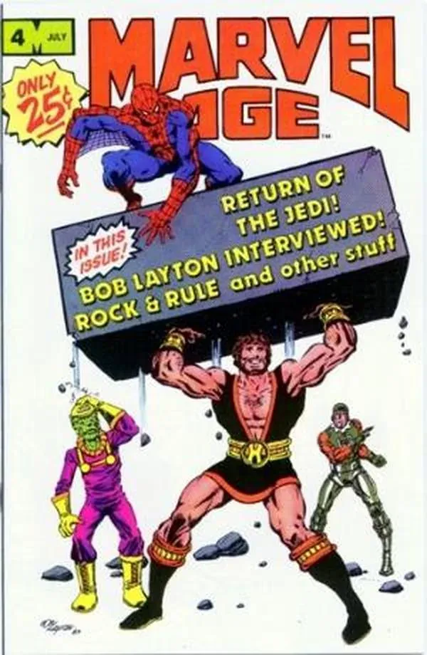 Cover of Marvel Age #4
