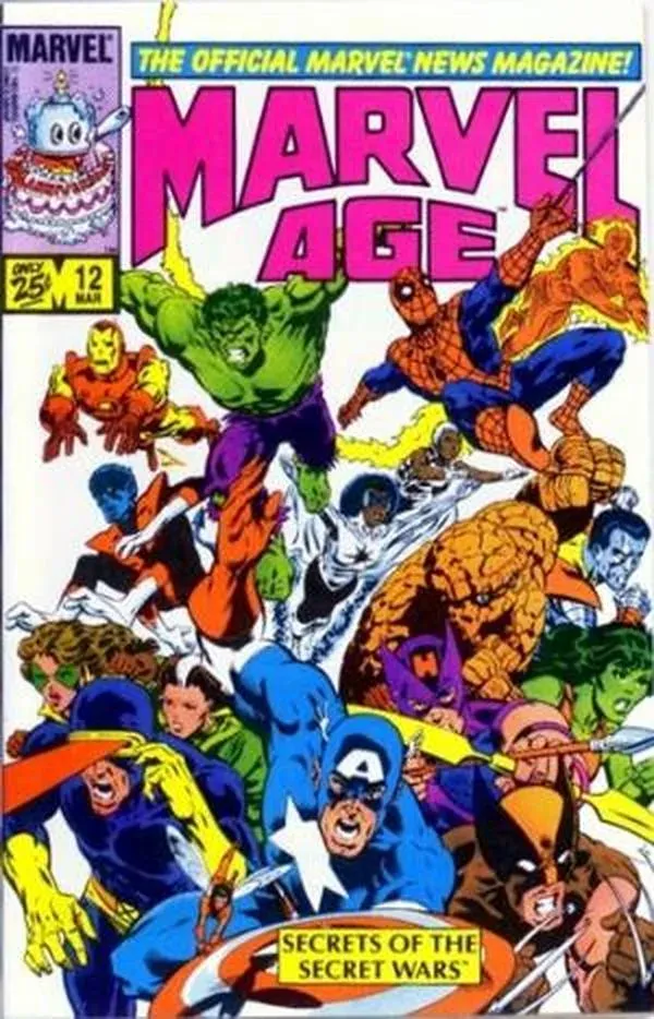 Cover of Marvel Age #12