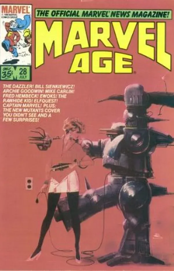 Cover of Marvel Age #28