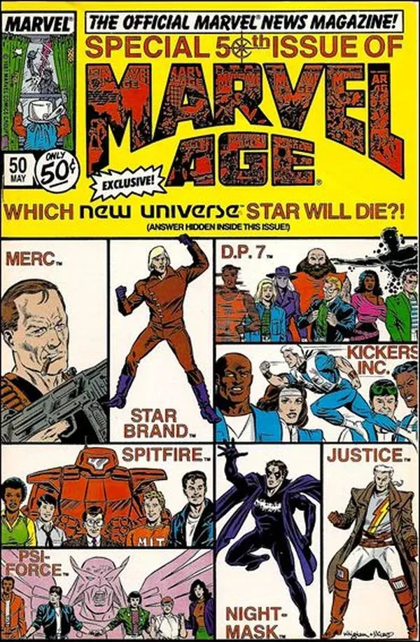 Cover of Marvel Age #50