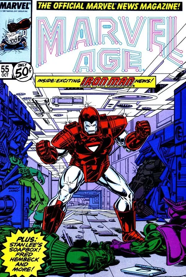 Cover of Marvel Age #55