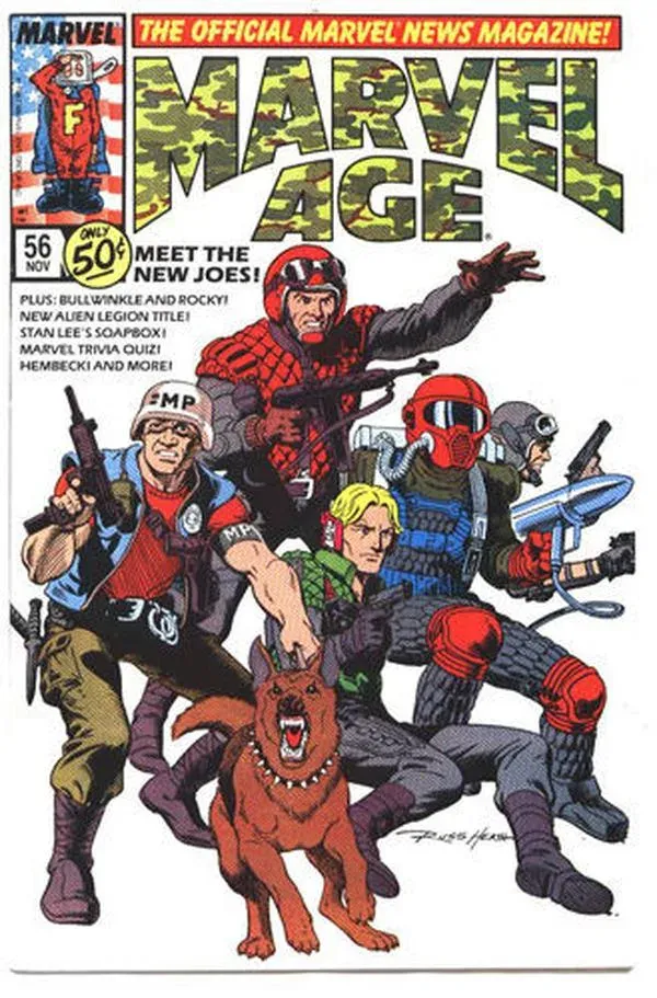 Cover of Marvel Age #56