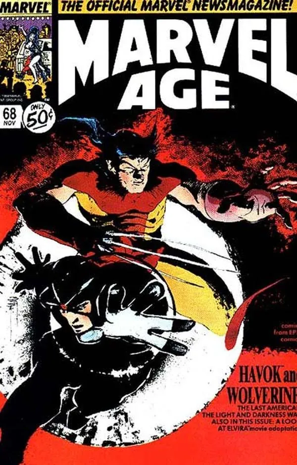 Cover of Marvel Age #68