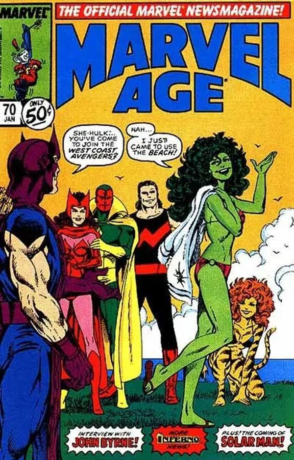 Cover of Marvel Age #70