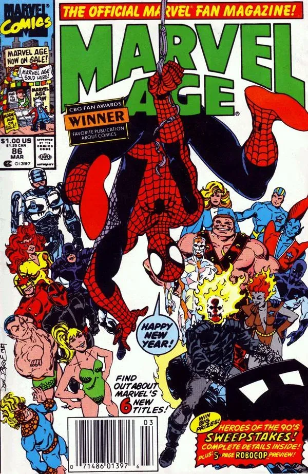 Cover of Marvel Age #86