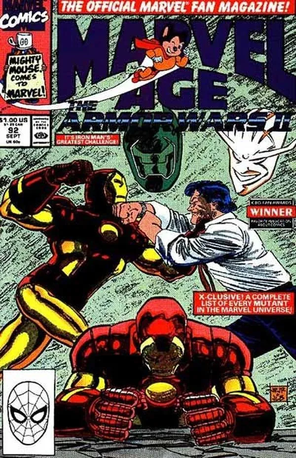 Cover of Marvel Age #92