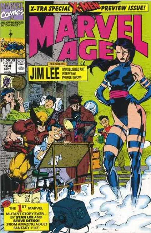 Cover of Marvel Age #104