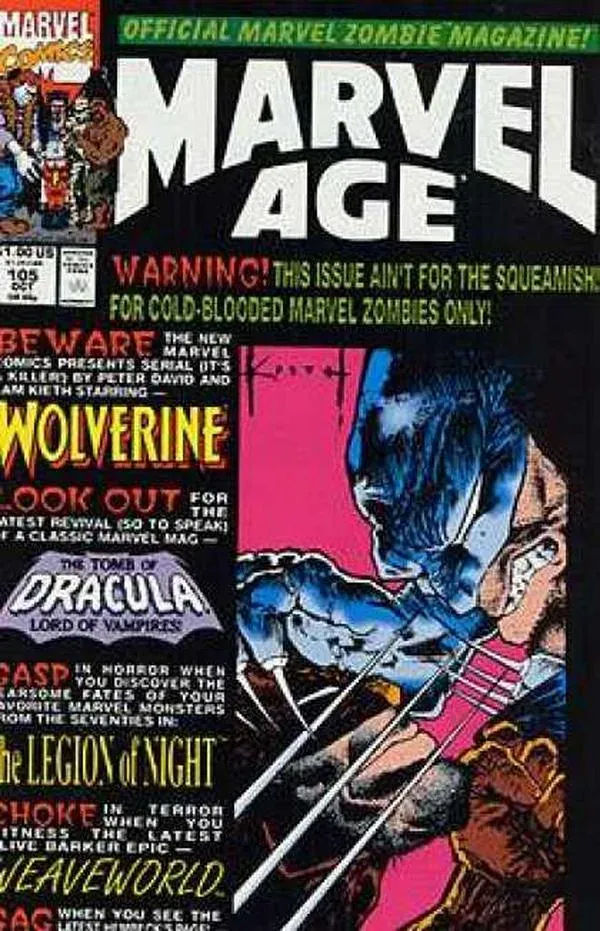 Cover of Marvel Age #105