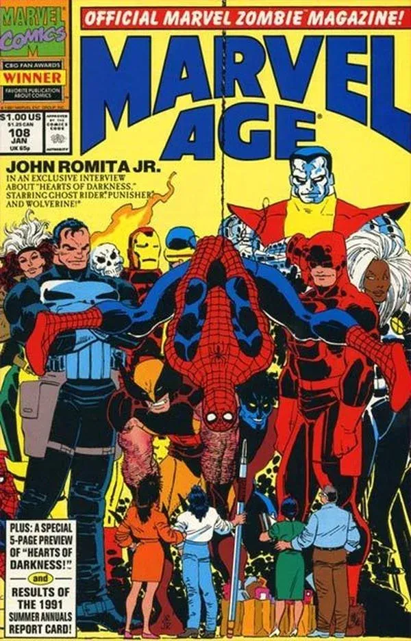 Cover of Marvel Age #108