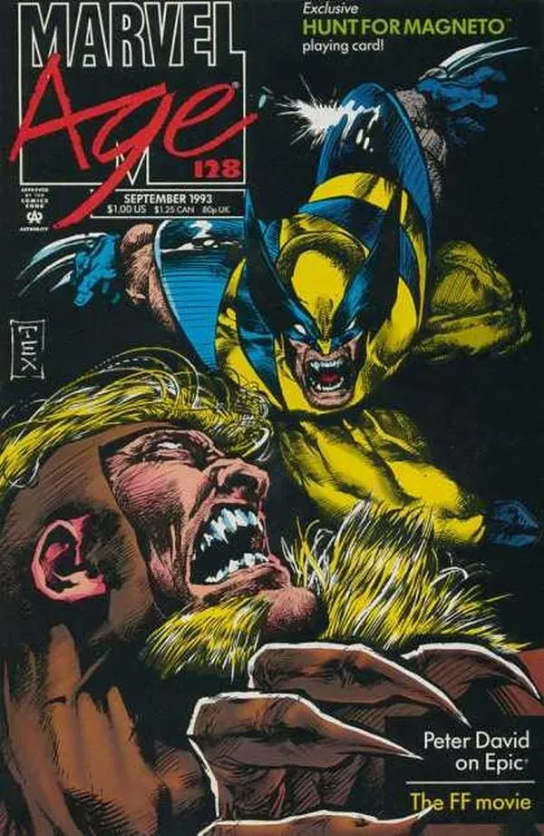 Cover of Marvel Age #128