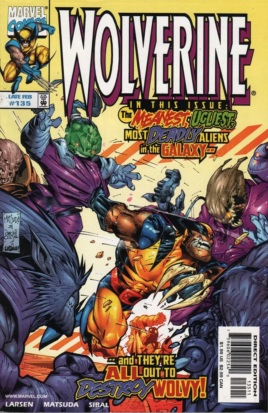 Cover of Wolverine #135