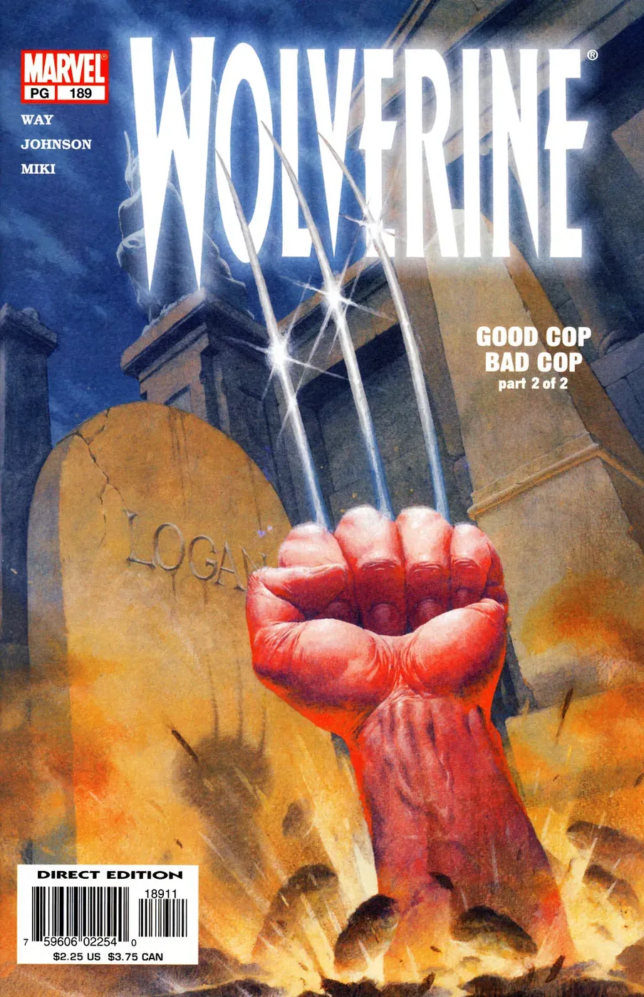 Cover of Wolverine #189