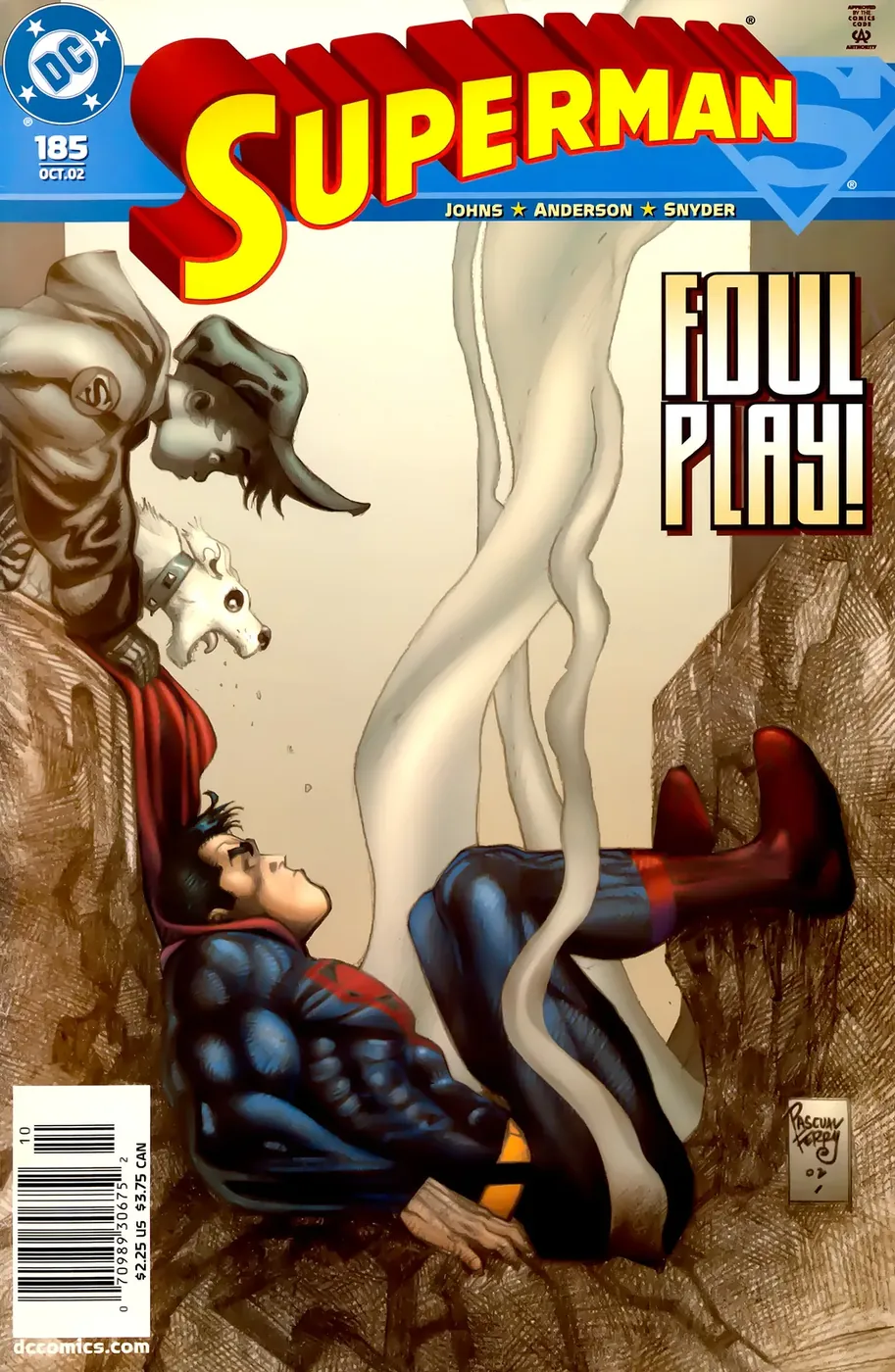 Cover of Superman #185