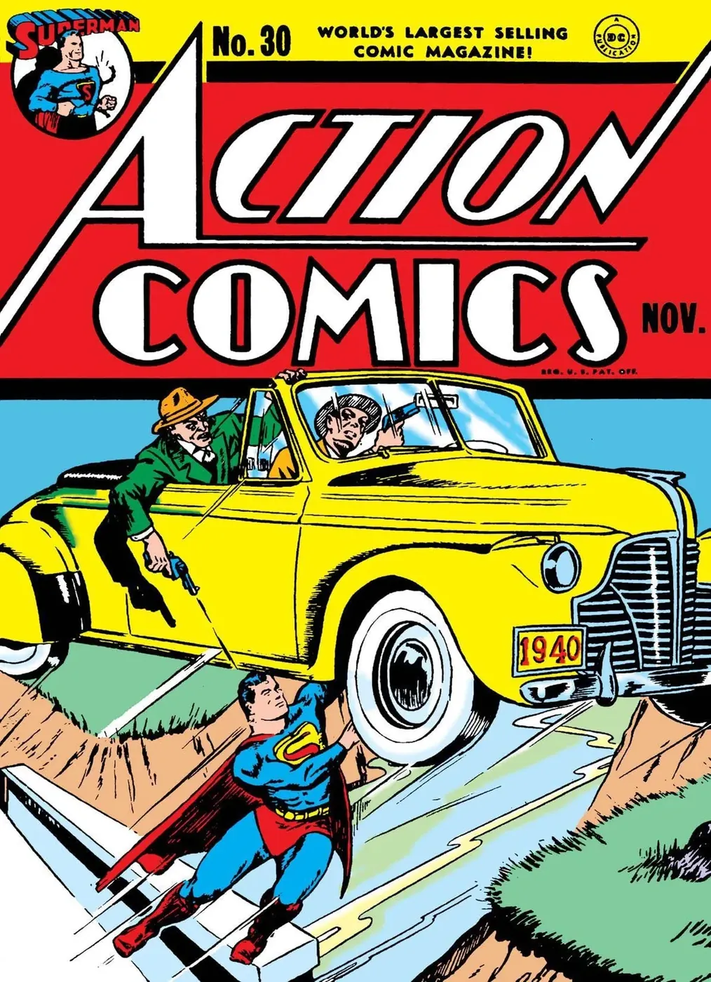 Cover of Action Comics #30