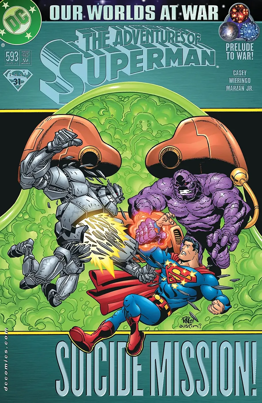 Cover of Adventures of Superman #593