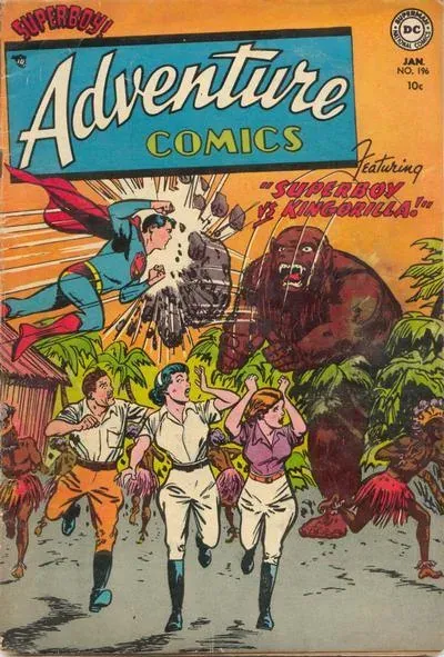 Cover of Adventure Comics #196
