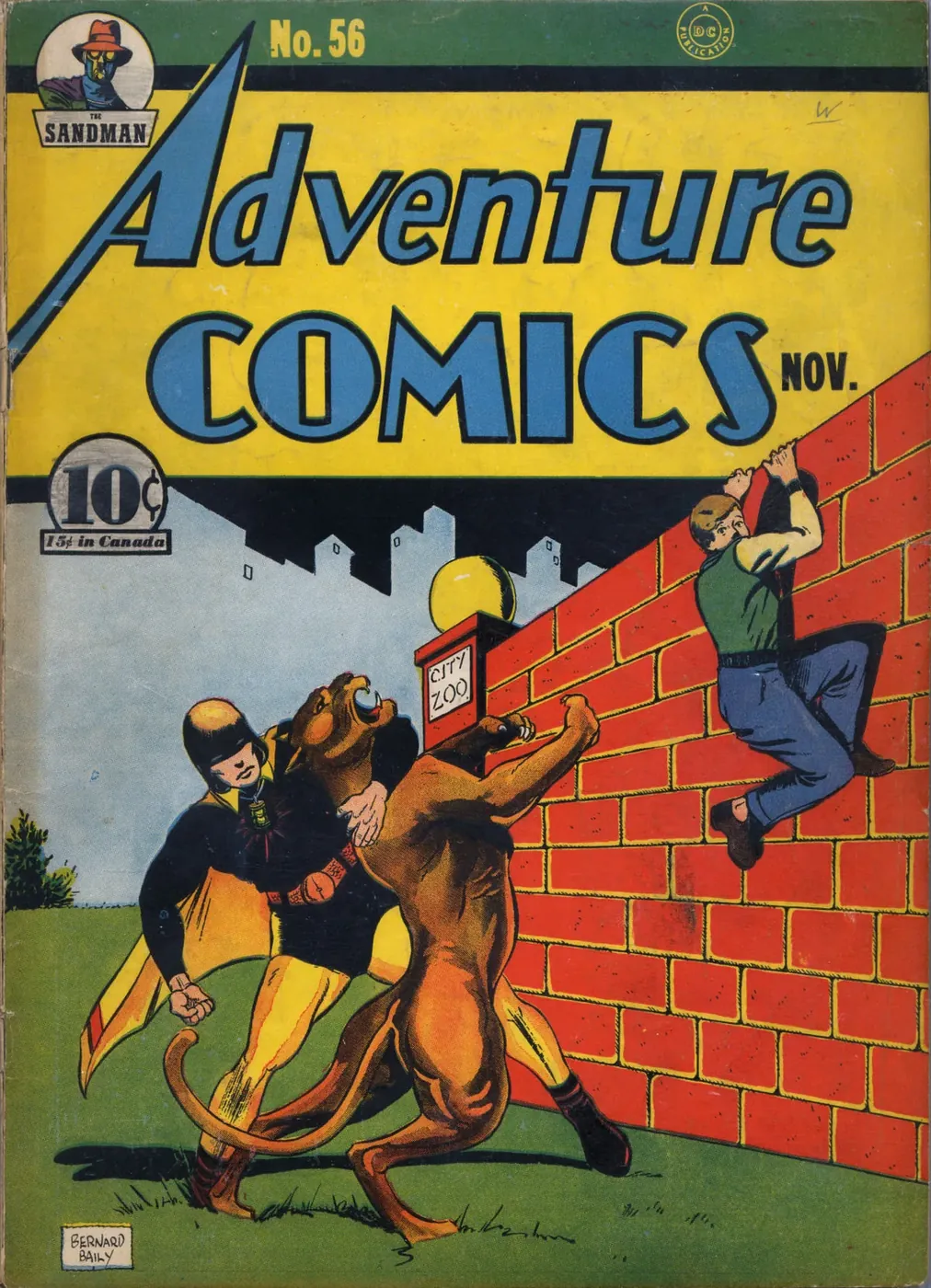 Cover of Adventure Comics #56