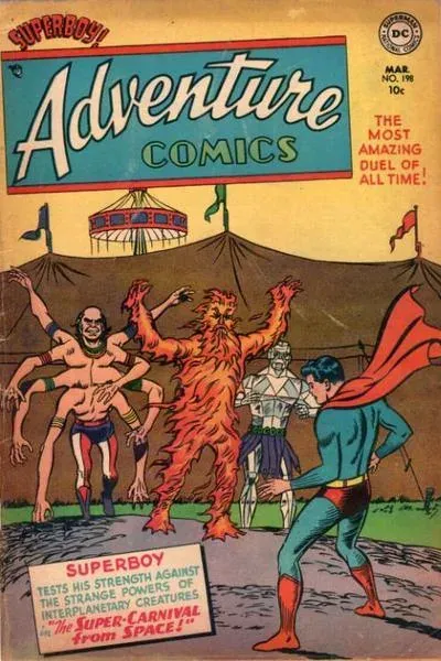 Cover of Adventure Comics #198