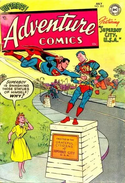 Cover of Adventure Comics #202
