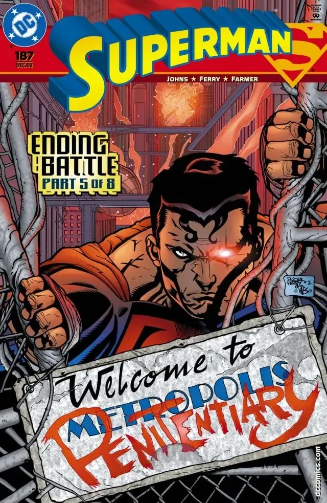 Cover of Superman #187