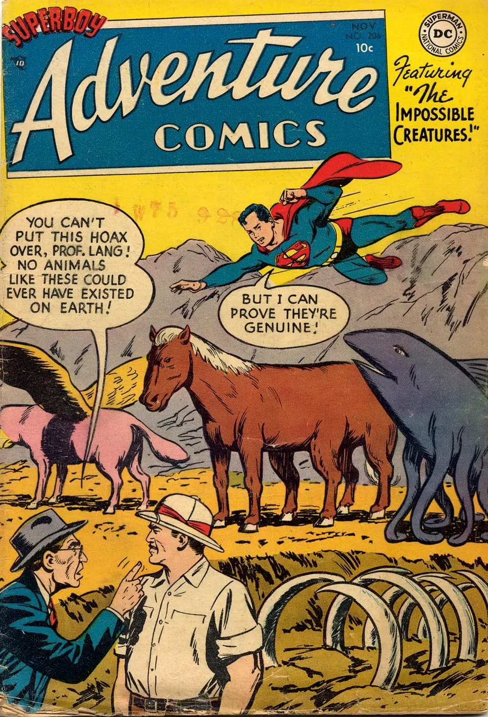 Cover of Adventure Comics #206