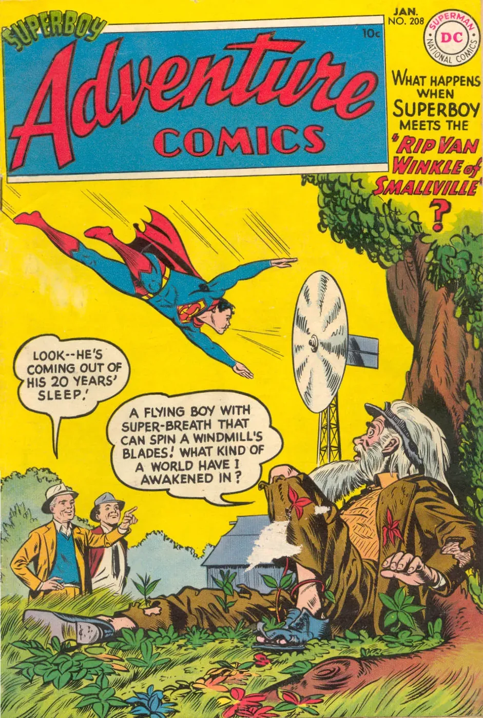 Cover of Adventure Comics #208