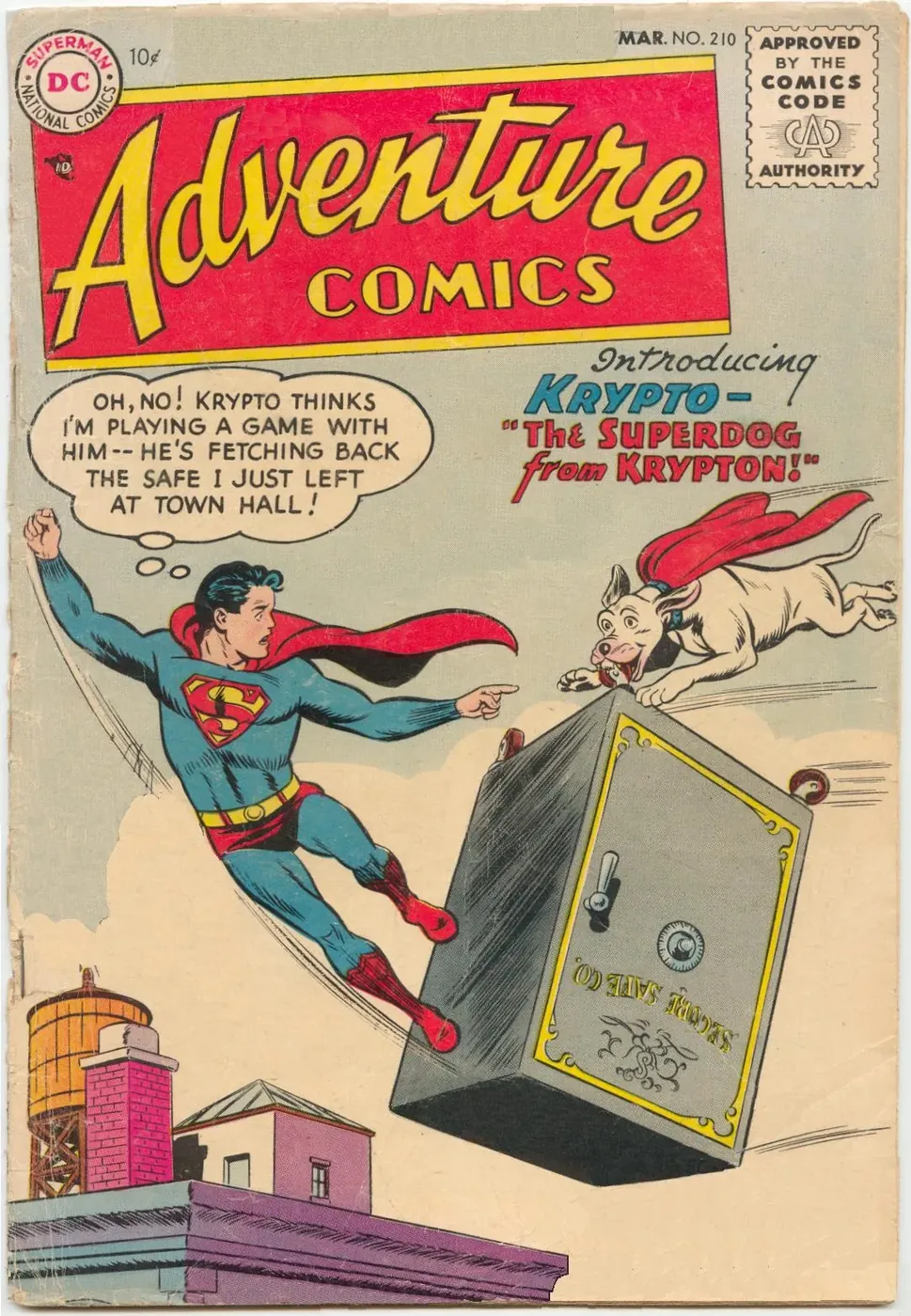 Cover of Adventure Comics #210