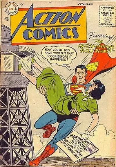 Cover of Action Comics #203