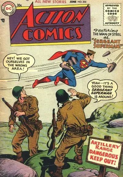 Cover of Action Comics #205
