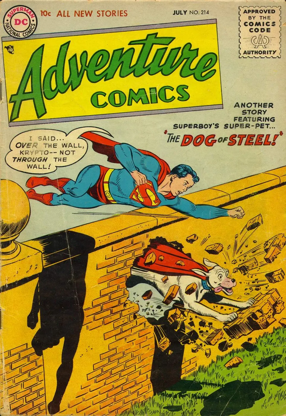 Cover of Adventure Comics #214