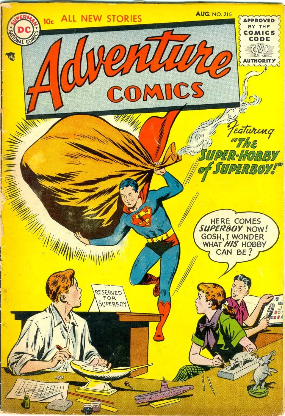 Cover of Adventure Comics #215