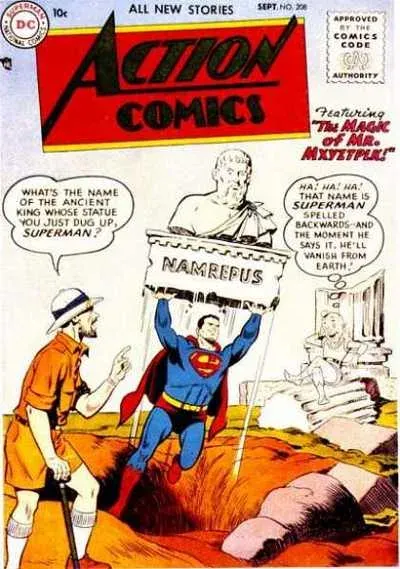 Cover of Action Comics #208