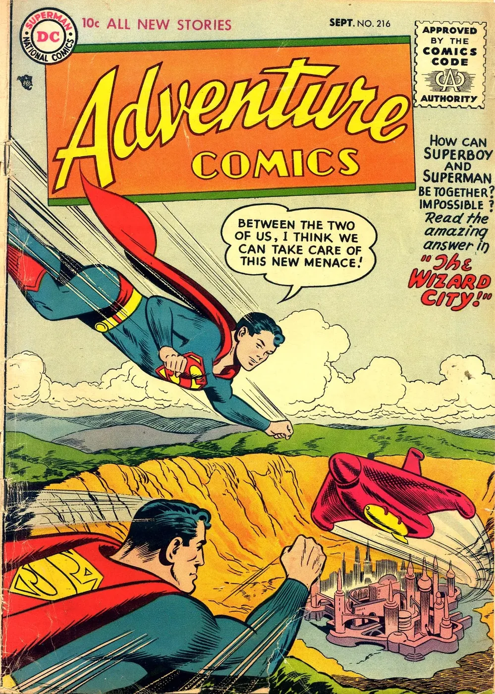 Cover of Adventure Comics #216