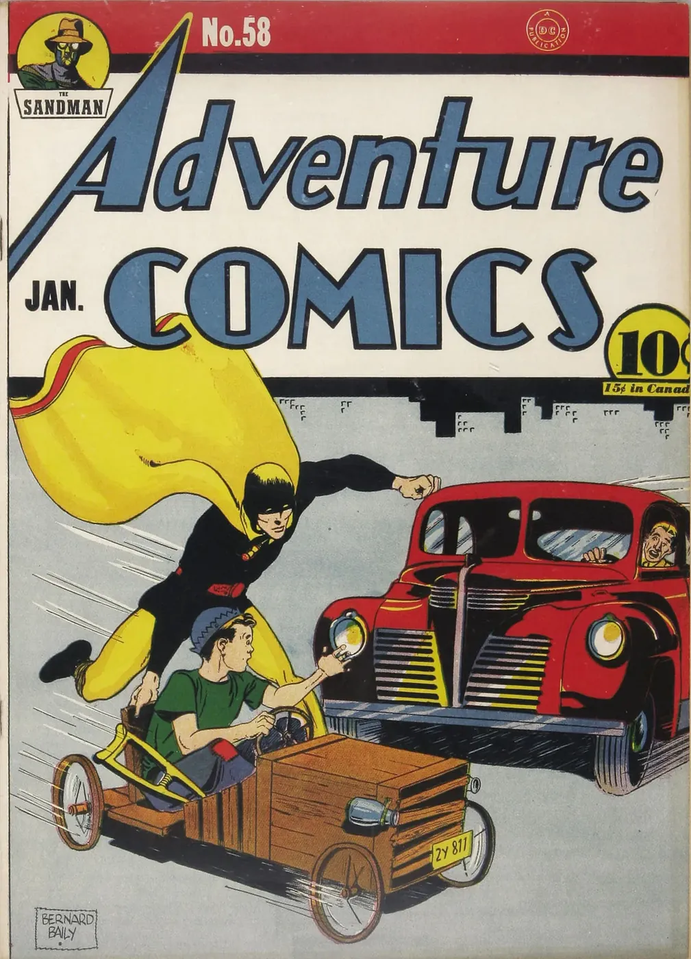 Cover of Adventure Comics #58