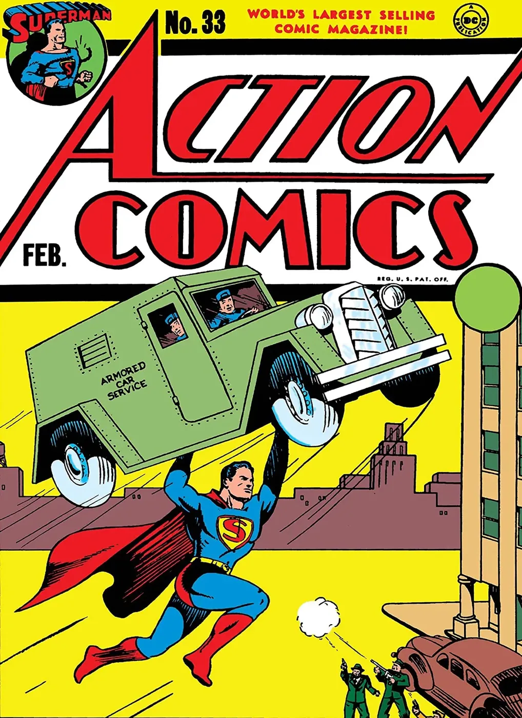 Cover of Action Comics #33