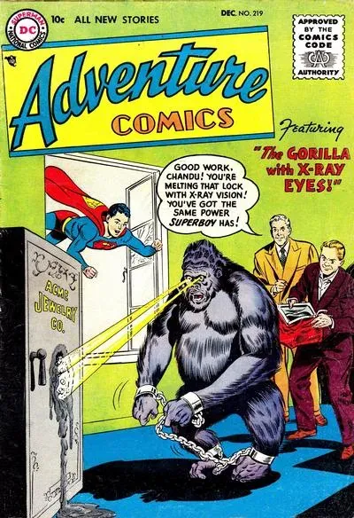 Cover of Adventure Comics #219