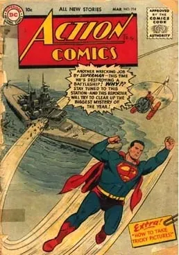 Cover of Action Comics #214