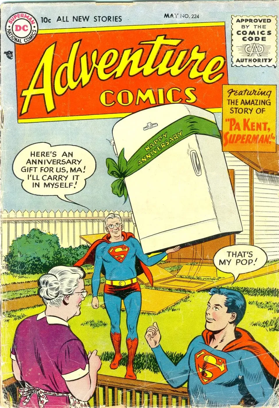 Cover of Adventure Comics #224