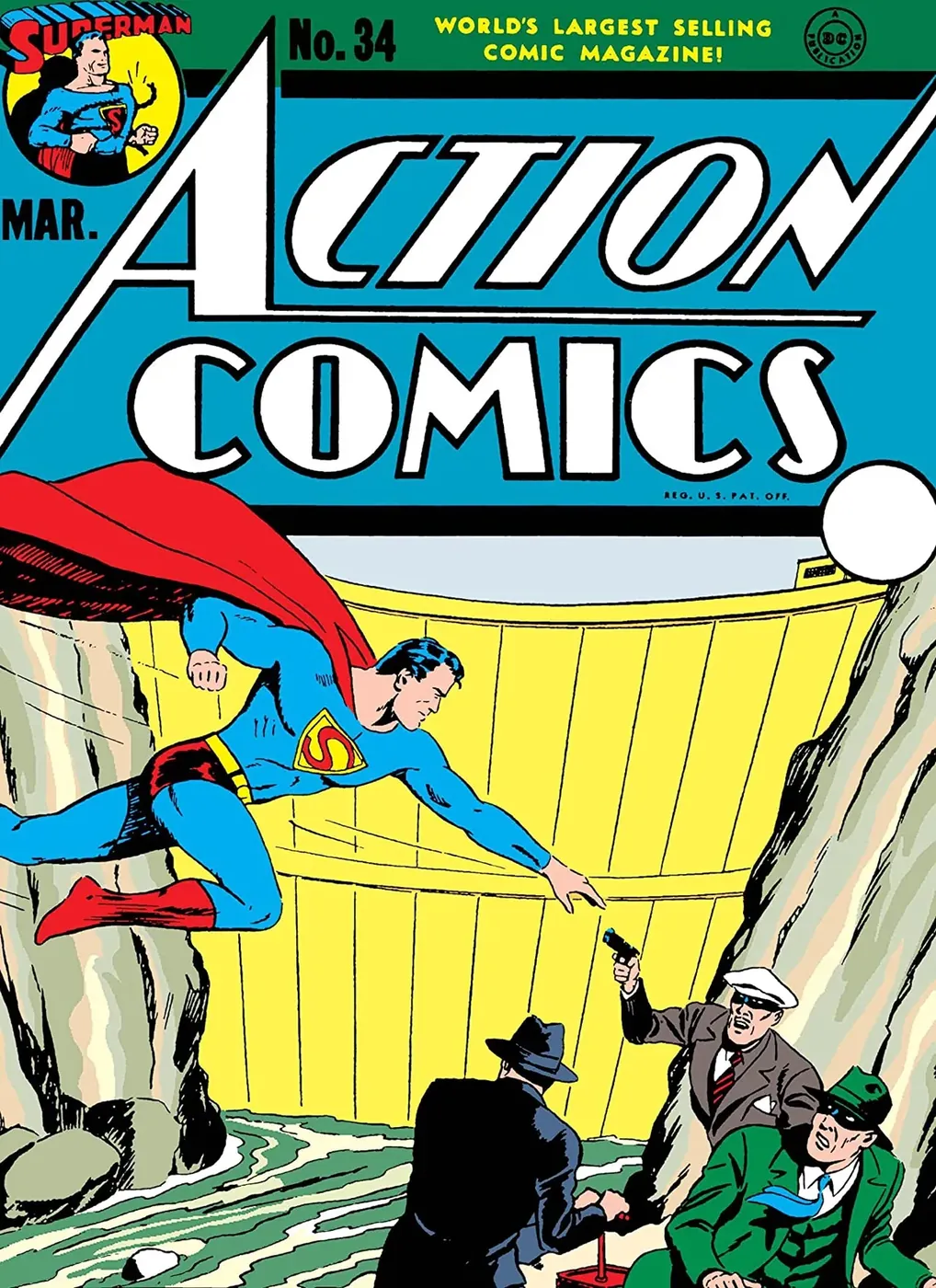 Cover of Action Comics #34