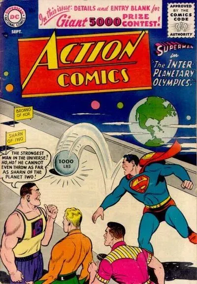 Cover of Action Comics #220