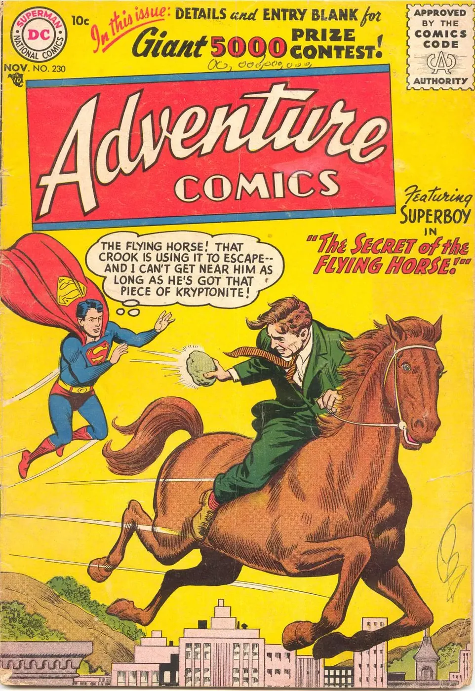 Cover of Adventure Comics #230