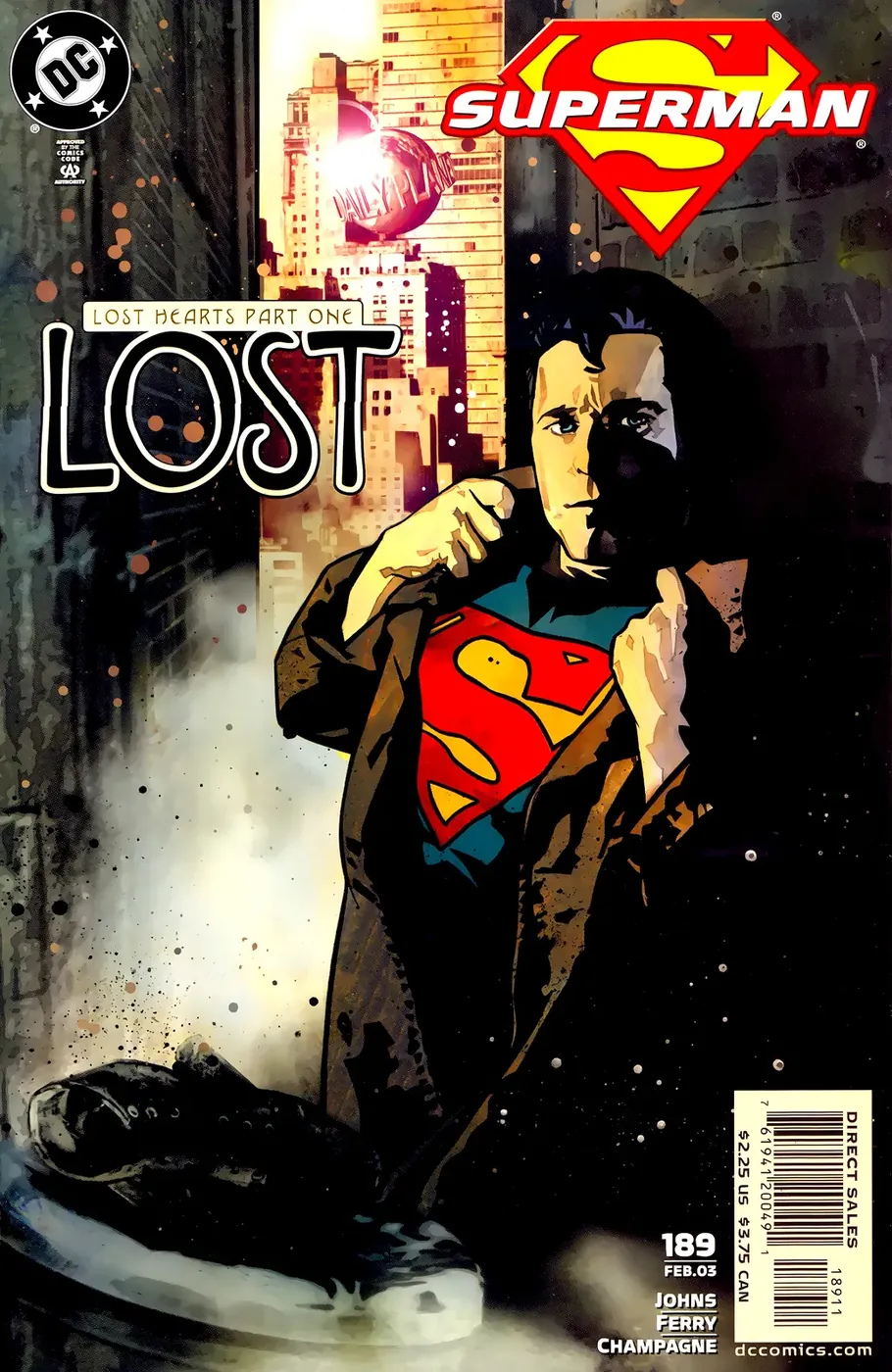 Cover of Superman #189
