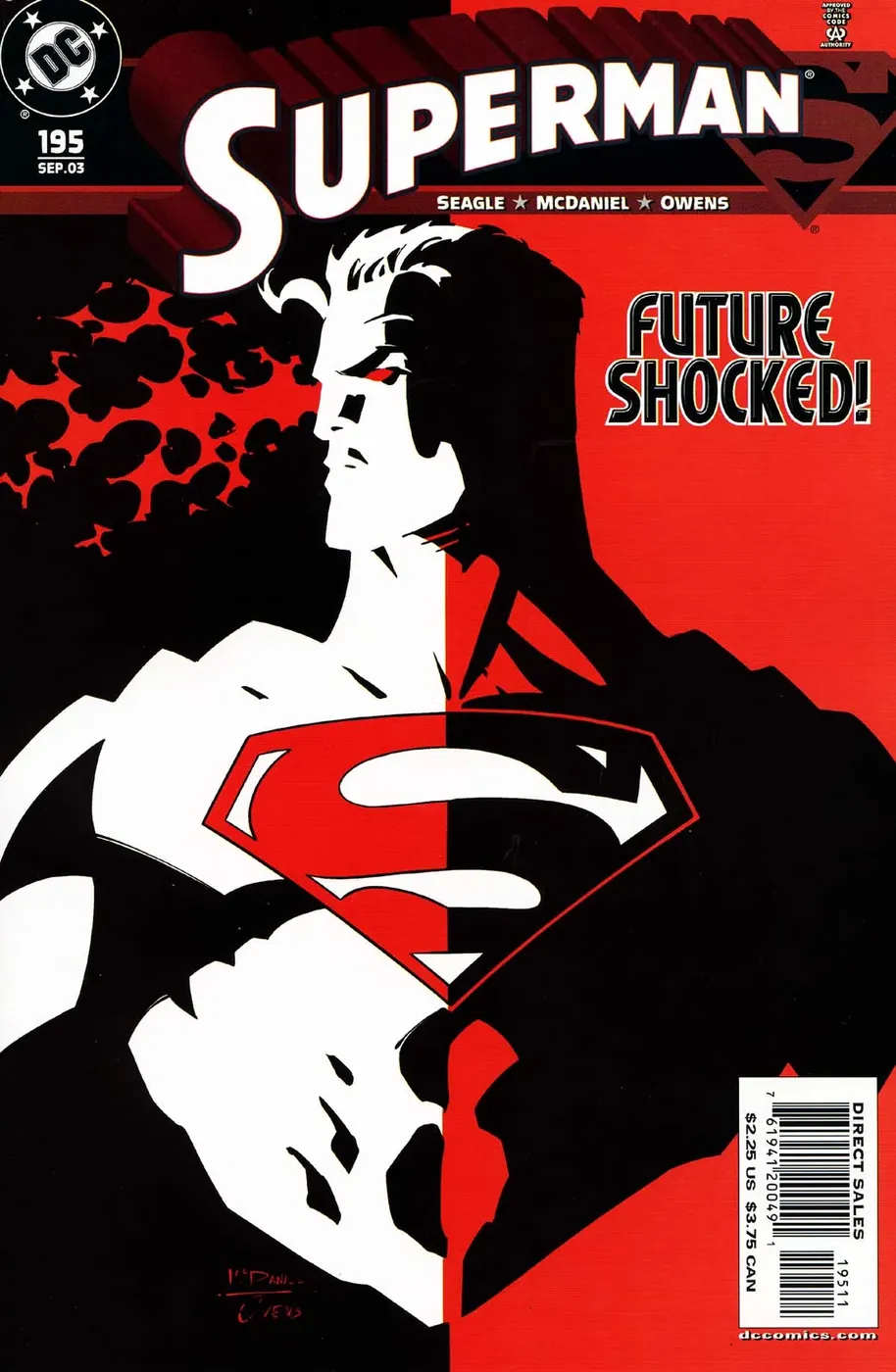 Cover of Superman #195