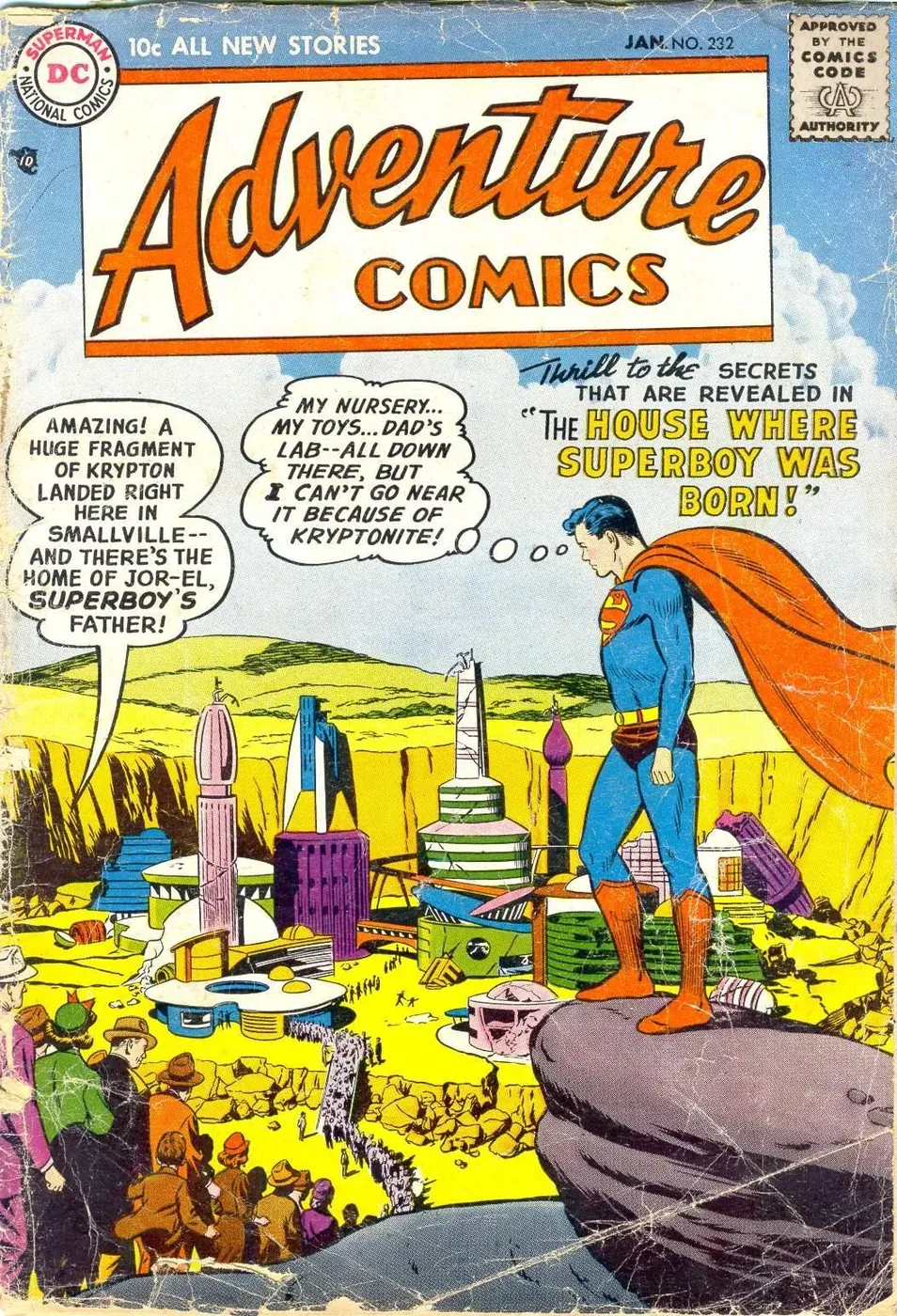 Cover of Adventure Comics #232