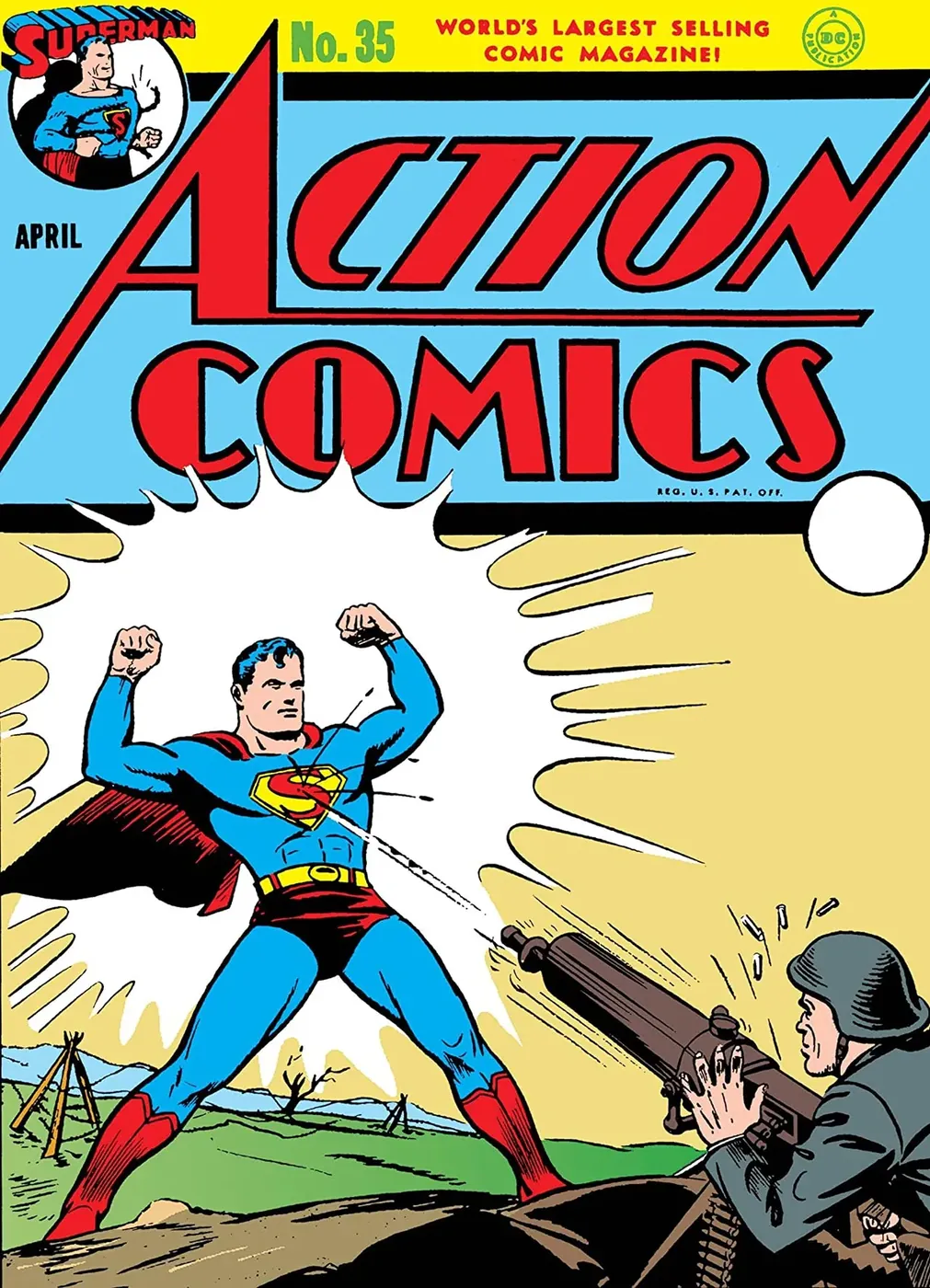 Cover of Action Comics #35