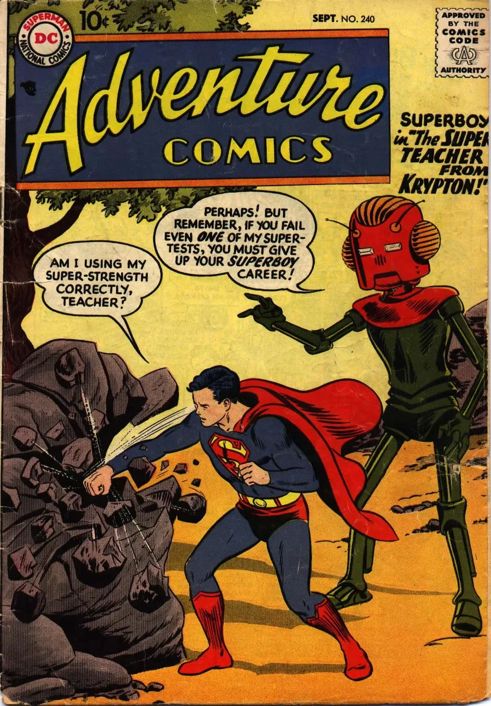 Cover of Adventure Comics #240