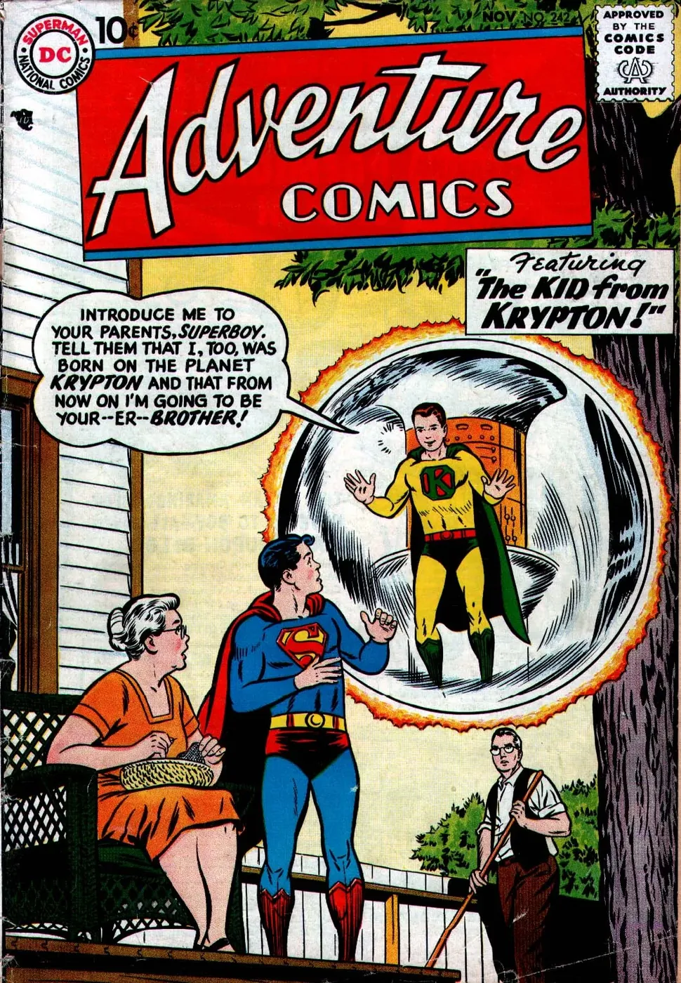 Cover of Adventure Comics #242