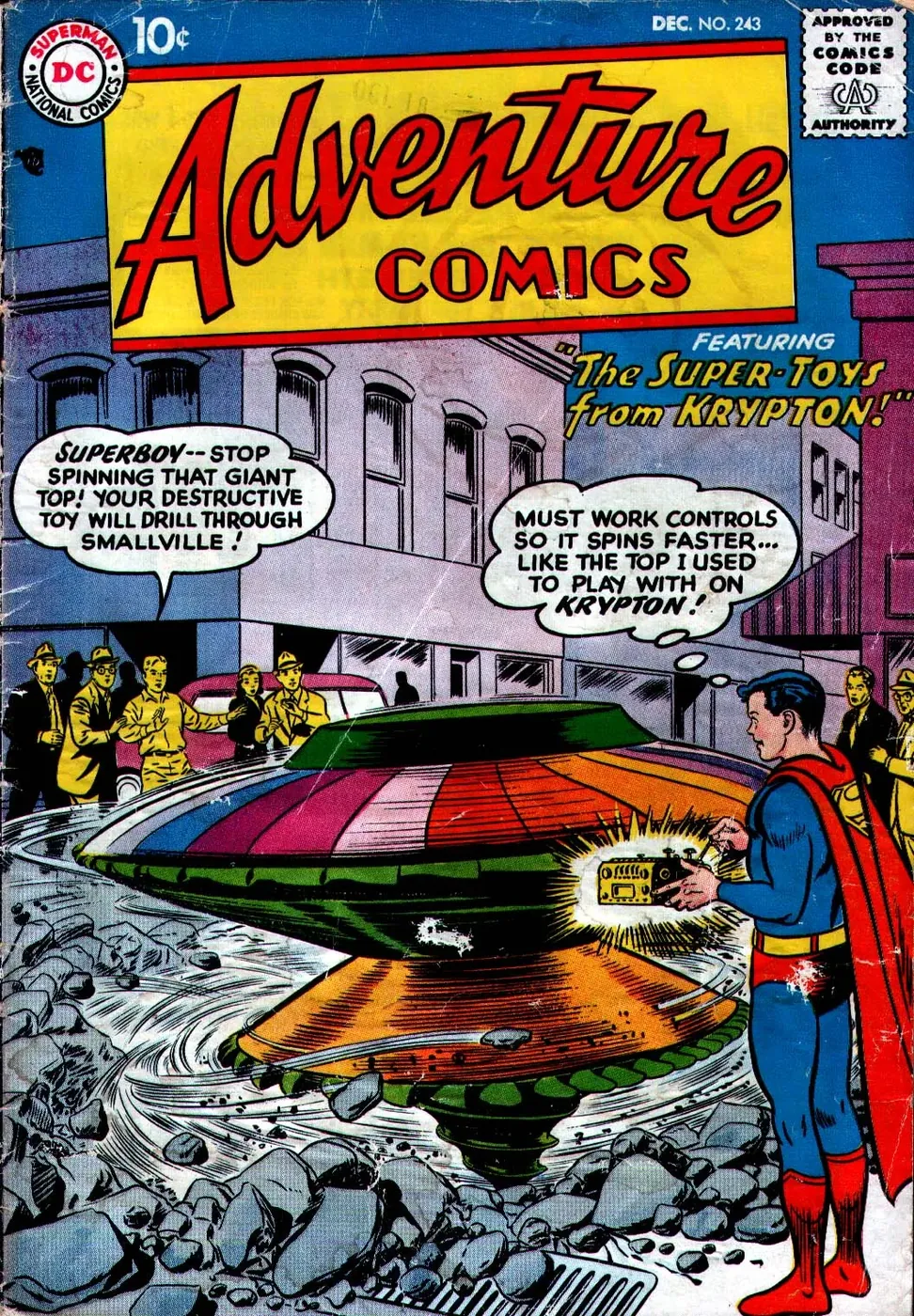 Cover of Adventure Comics #243