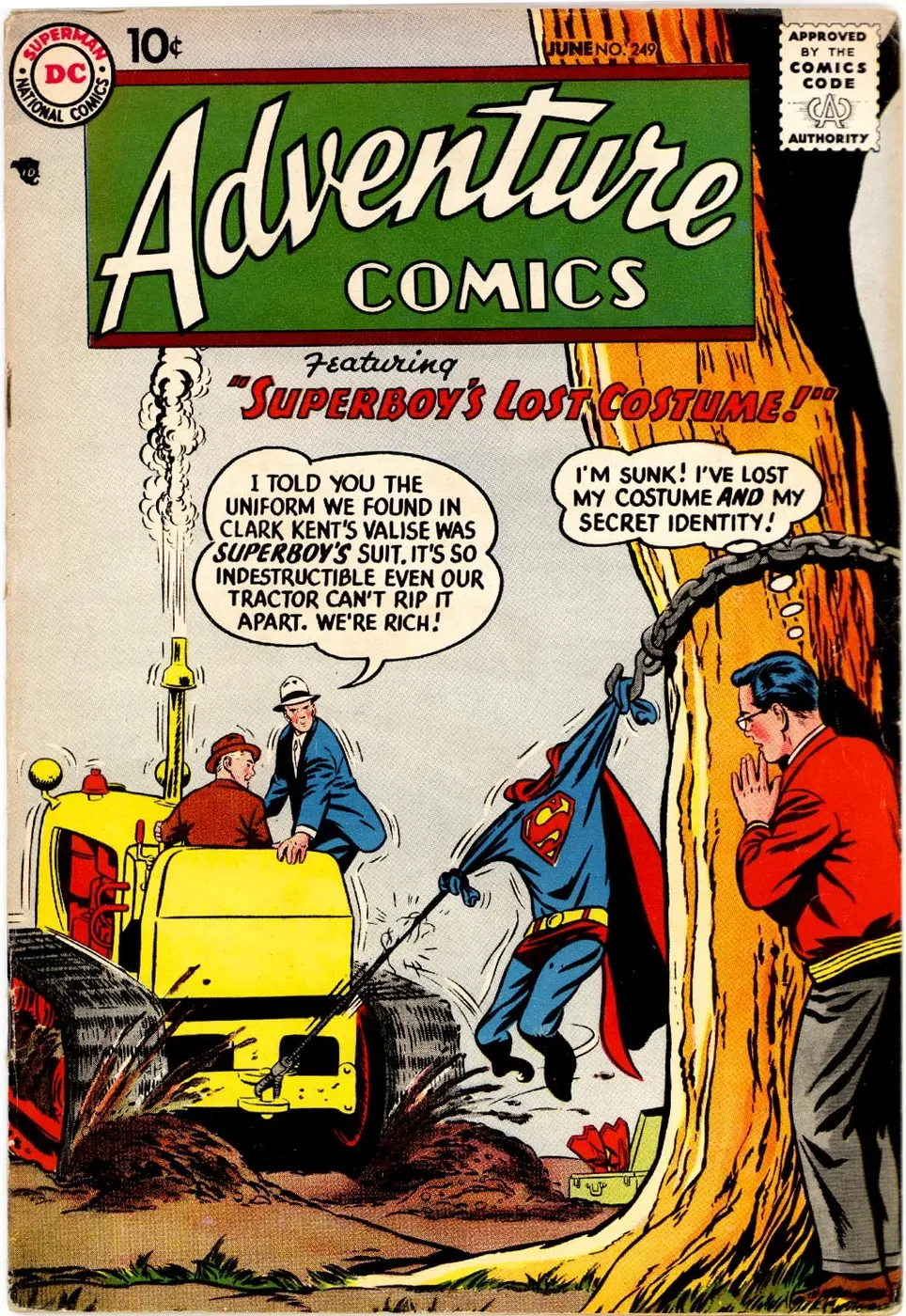 Cover of Adventure Comics #249